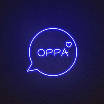 Oppa Neon Sign