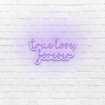 True love forever LED neon sign