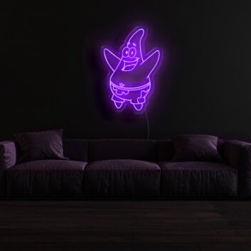 Spongebob Patrick Star Neon Sign