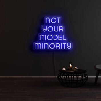 Not Your Model Minority Neon Sign