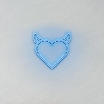 Devil Heart LED Neon Sign