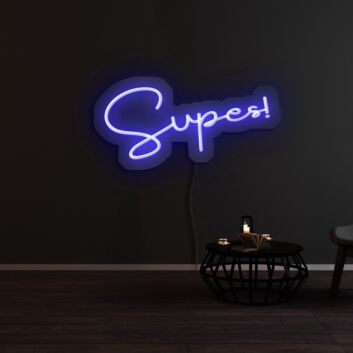Supes Neon Sign