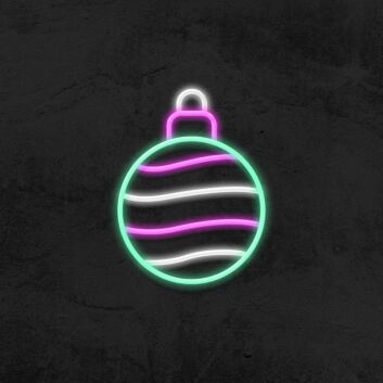 Christmas Ball Neon Sign