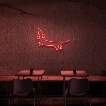 Dacheshund Neon Sign