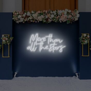 More Than All the Stars LED Neon Sign