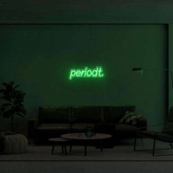 Period LED Neon Sign