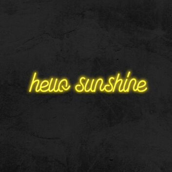 Hello Sunshine Neon Sign