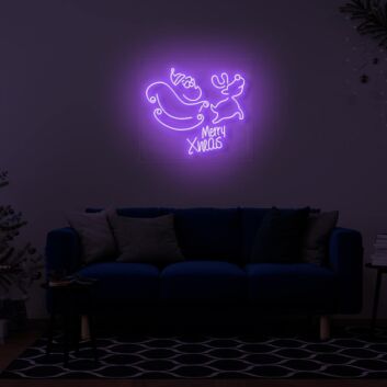 Merry christmas LED neon sign