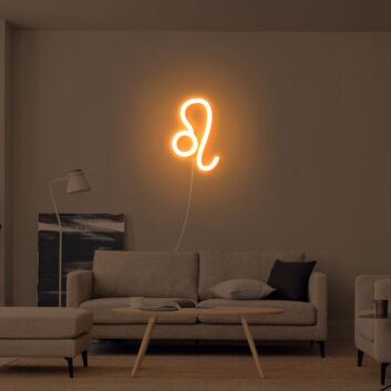 Leo Zodiac Neon Sign