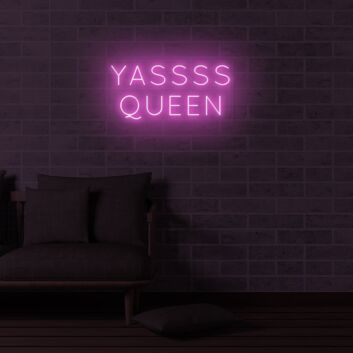 Yassss Queen LED Neon Sign