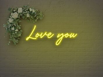 Love You Neon Sign