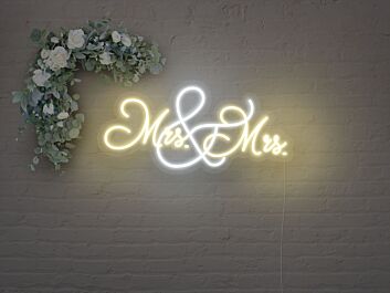 Mrs And Mrs Neon Sign