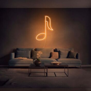 Music Note Neon Sign