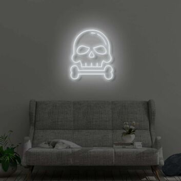 Skull LED Sign