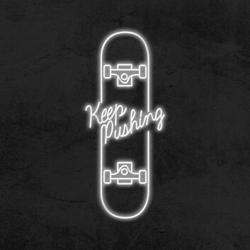 Skate Neon Sign