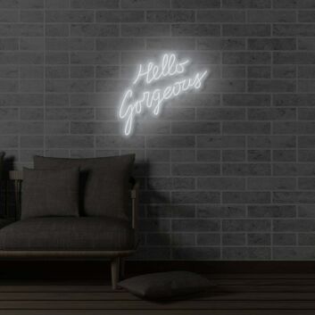 Hello beautiful LED neon sign