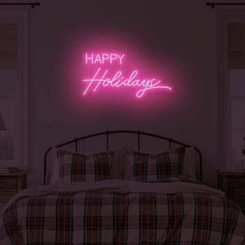 Happy Holiday LED Neon Sign