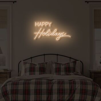 Happy Holiday LED Neon Sign