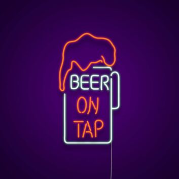 Beer On Tap Neon Sign