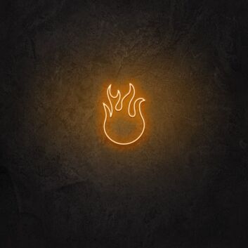 Flame LED Neon Sign