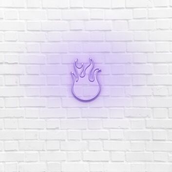 Flame LED Neon Sign