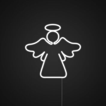 Christmas Angel Neon Sign