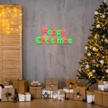 Happy Christmas Neon Sign