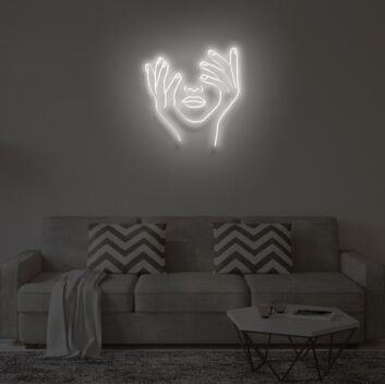 LEAN ON ME&quot; LED Neon Sign