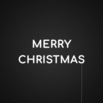 Merry Christmas Neon Sign