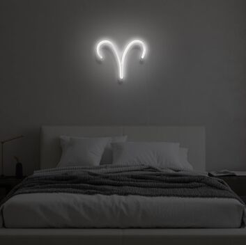 &quot;ARIES&quot; LED Neon Sign