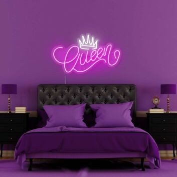 Queen Happy Mothers Day Neon Sign