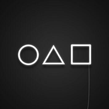 Squid Game Logo Neon Sign