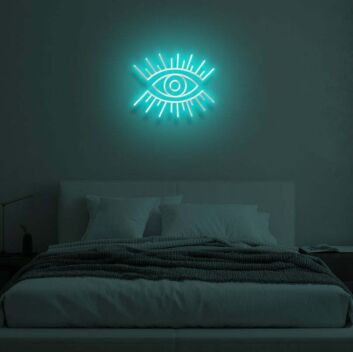 EVIL EYE" LED Neon Sign