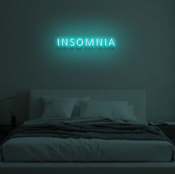 INSOMNIA" LED Neon Sign