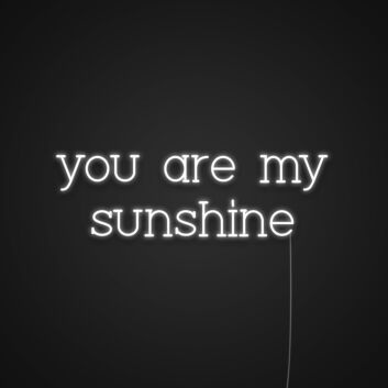 You Are My Sunshine Neon Sign