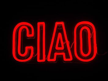 CIAO Neon Sign