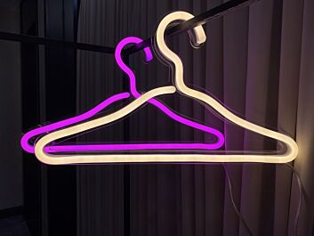 Clothes Hanger Pack of 4 Neon Sign