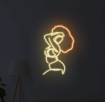 Pose Woman Neon Sign
