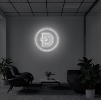 DOGE COIN&quot; LED Neon Sign