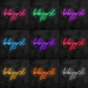 Baby Girl Neon Sign