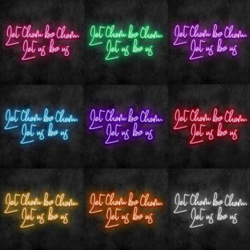 Let Them Be Them Let Us Be Us Neon Sign