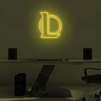 &quot;LEAGUE OF LEGENDS&quot; LED Neon Sign