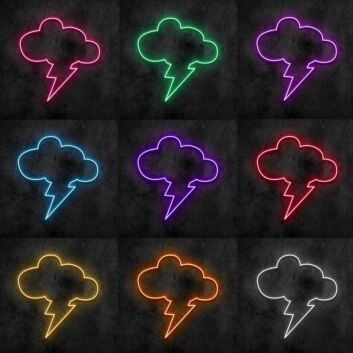 Storm Cloud Neon Sign