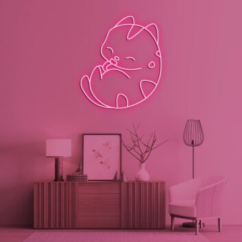 Cute Kitty V1 Neon Sign