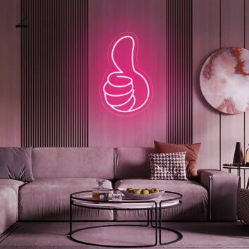 Thumbs Up Neon Sign