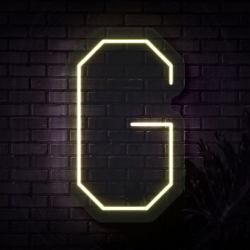 Personalized Initial Letter G Neon Sign MNC41526
