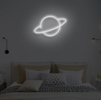 PLANET&quot; LED neon sign