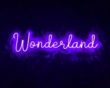 Wonderland Neon Sign
