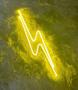 Lightning Bolt Neon Sign