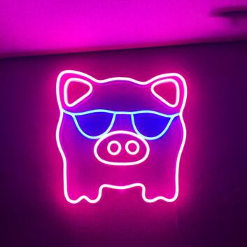 Cool Pig Neon Sign